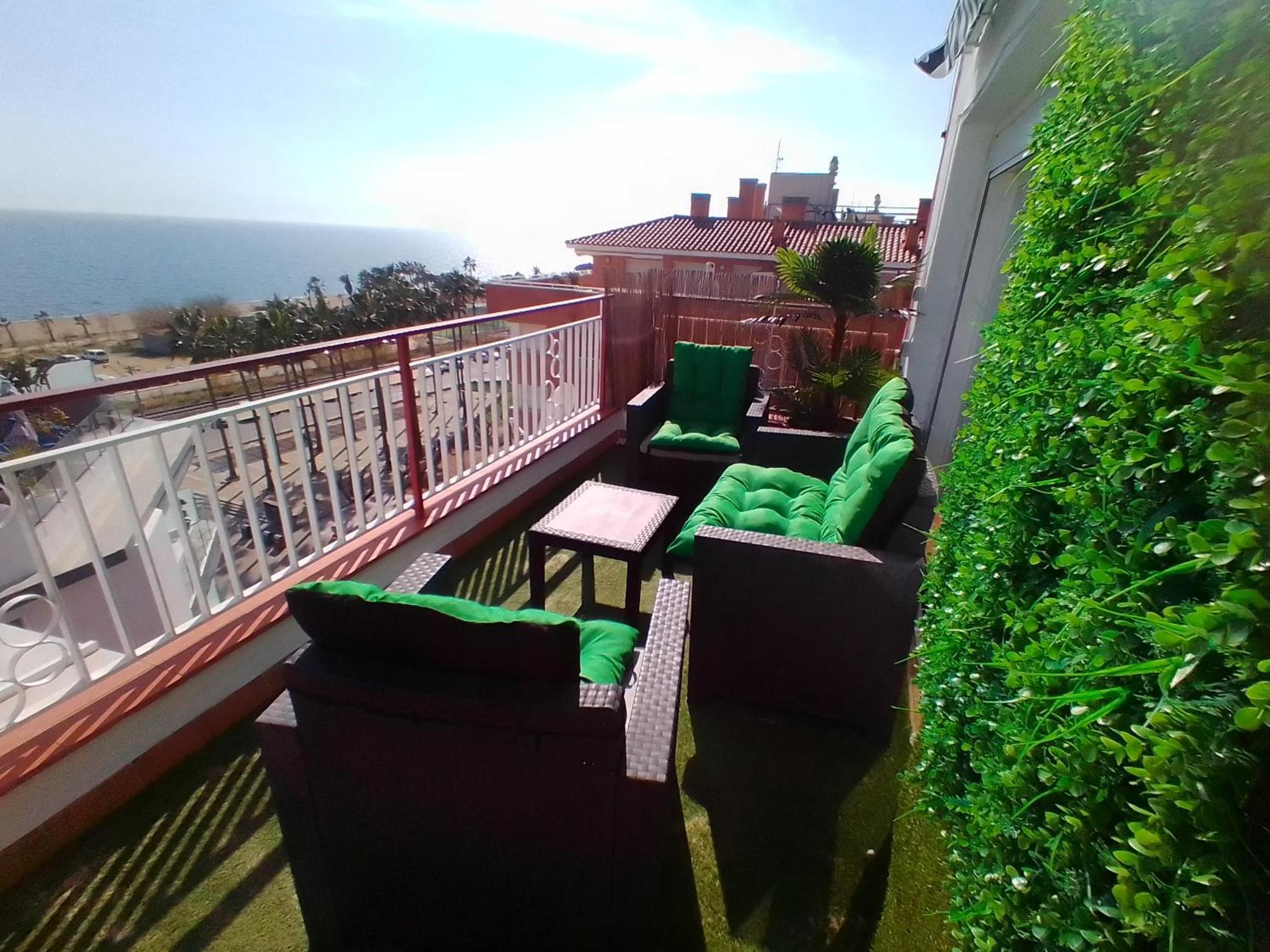 Terraza Al Mar Lägenhet Pineda de Mar Exteriör bild